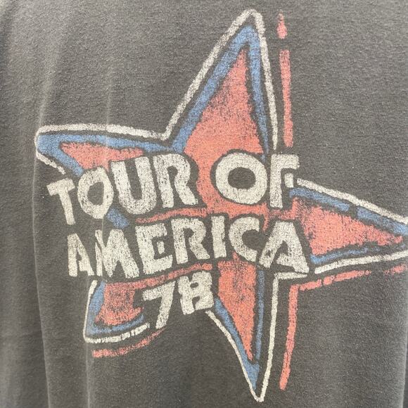 Anvil Womens 2X 100% Cotton The Rolling Stone Sleeve Crew Neck Tee Shirt - Picture 5 of 6